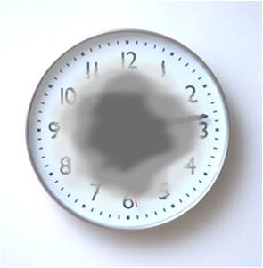 A Clock With Dark In the Center | Symptoms of Macular Degeneration